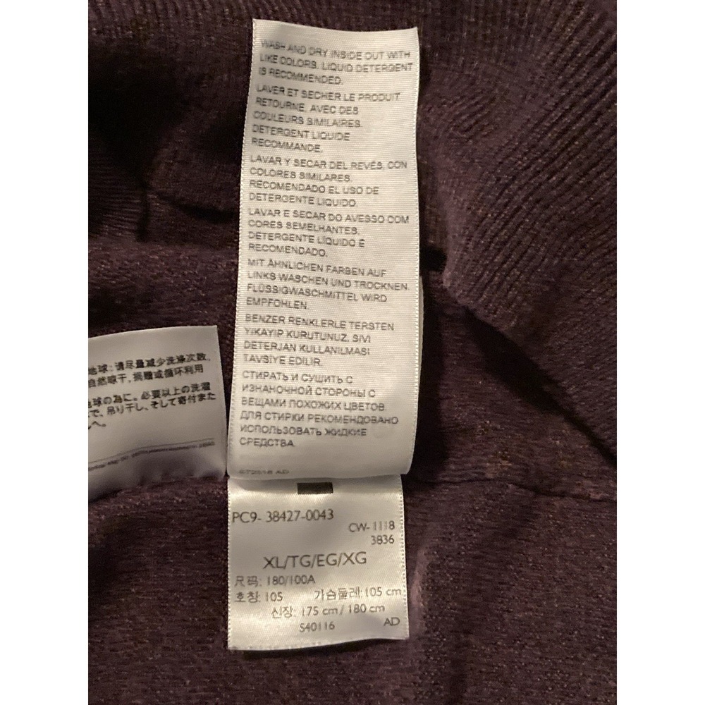 Dockers Mens Quarter Zip Sweater XL Brown Black Heather Long‎ Sleeve Preppy - Picture 12 of 13